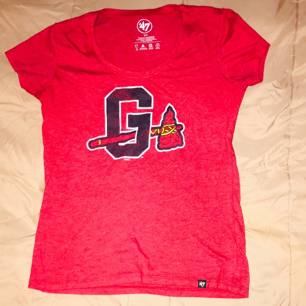 Women ‘47 Brand “Braves” Short Sleeve T-Shirt